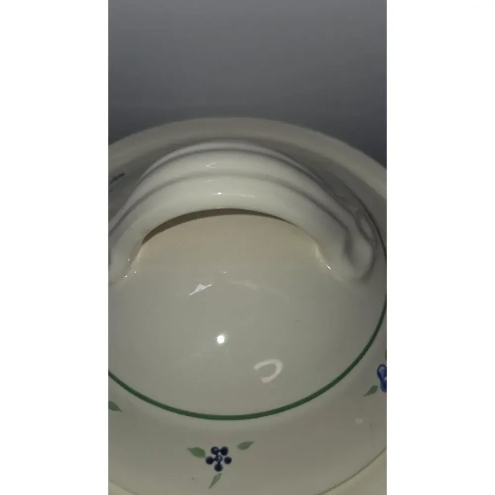 Vintage Pfaltzgraff Vickie Hanson Spectrum 3 Qt Round Covered Casserole Dish Lid